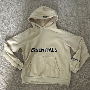 Essentials Beige Hoodie for Women